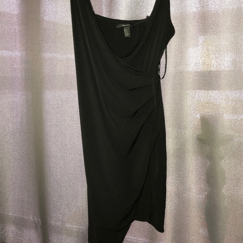 Tight black dress